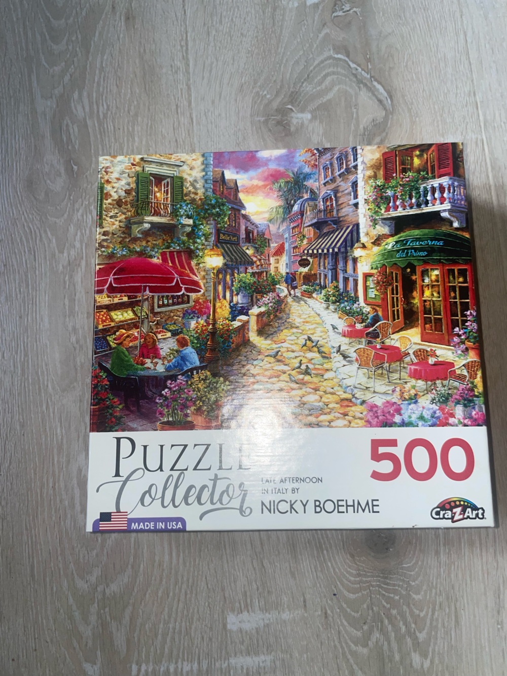 Cra-Z-Art Puzzle Collector Late Afternoon in Italy 500-Piece Art Jigsaw Puzzle